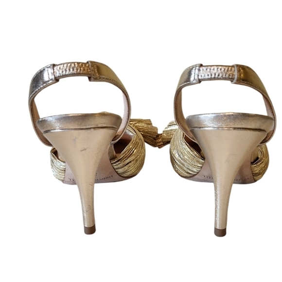 LOEFFLER RANDALL SYLVANA SLINGBACK GOLD 8 - Picture 10 of 14